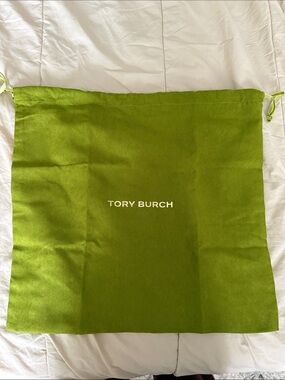 Tory Burch Bright Lime Green Drawstring Dust Bag